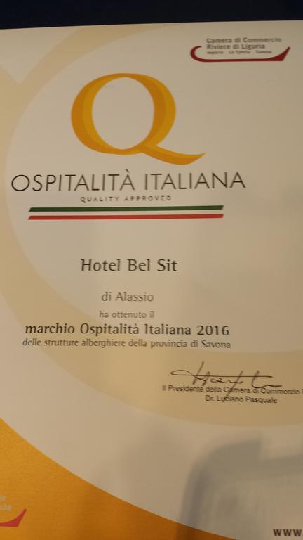 Hotel Bel Sit Alassio Buitenkant foto